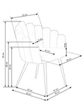 Lyndon szék (szürke) - Marco Mobili Bútoráruház - Szék