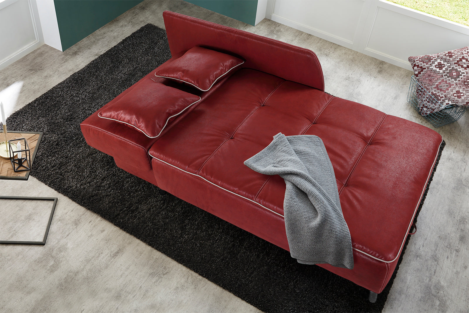 Middelfart fotelágy/kanapé (bordó)