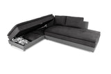 Warrington kanapé (fekete) - Marco Mobili Bútoráruház - Sarokgarnitúra