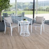 Oakes kerti asztal (fehér) - Marco Mobili Bútoráruház - kertibútor