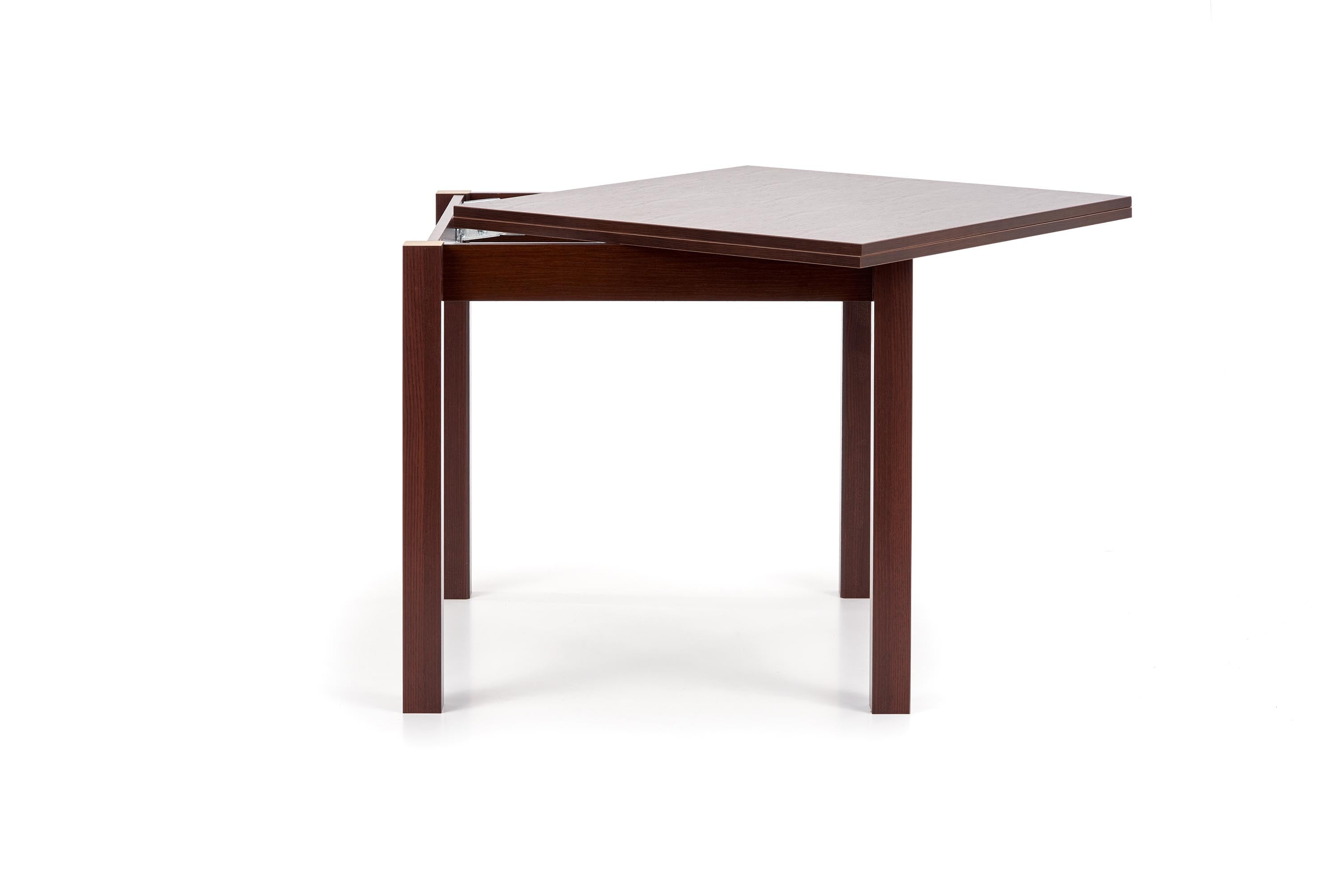 Peaches asztal (sötét dió), 80-160 x 80 cm - Marco Mobili Bútoráruház - Étkezőasztal