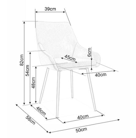 Pepper szék (világos szürke) - Marco Mobili Bútoráruház - Szék