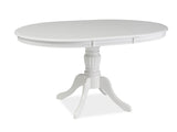 Pippa asztal (fehér), 106-141 x 106 cm