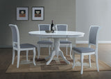 Pippa asztal (fehér), 106-141 x 106 cm - Marco Mobili Bútoráruház - Étkezőasztal