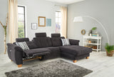 Cassia kanapé (fekete) - Marco Mobili Bútoráruház - Sarokgarnitúra