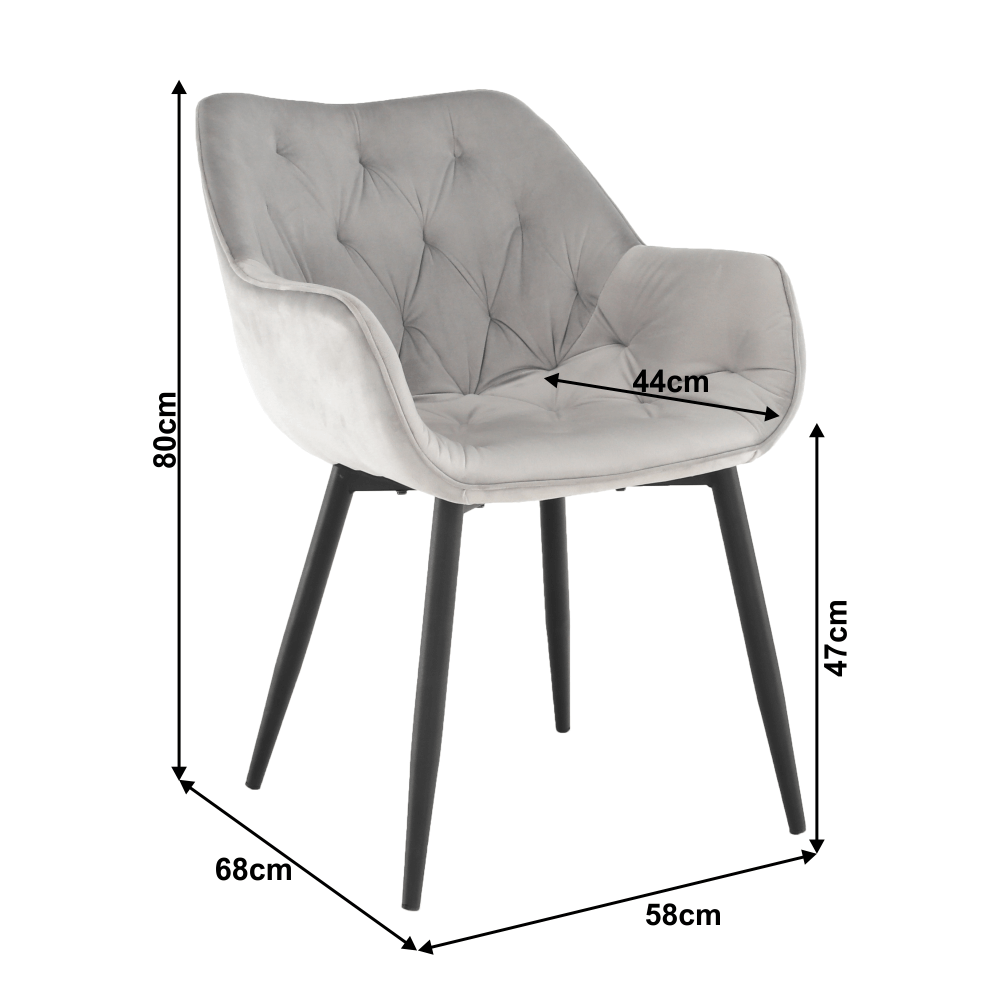 Quixley szék (világosszürke) - Marco Mobili Bútoráruház - Szék