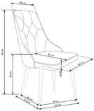Randal szék (bordó) - Marco Mobili Bútoráruház - Szék