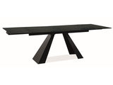 Scarlet asztal (olvadt fekete), 160-240 x 90 cm