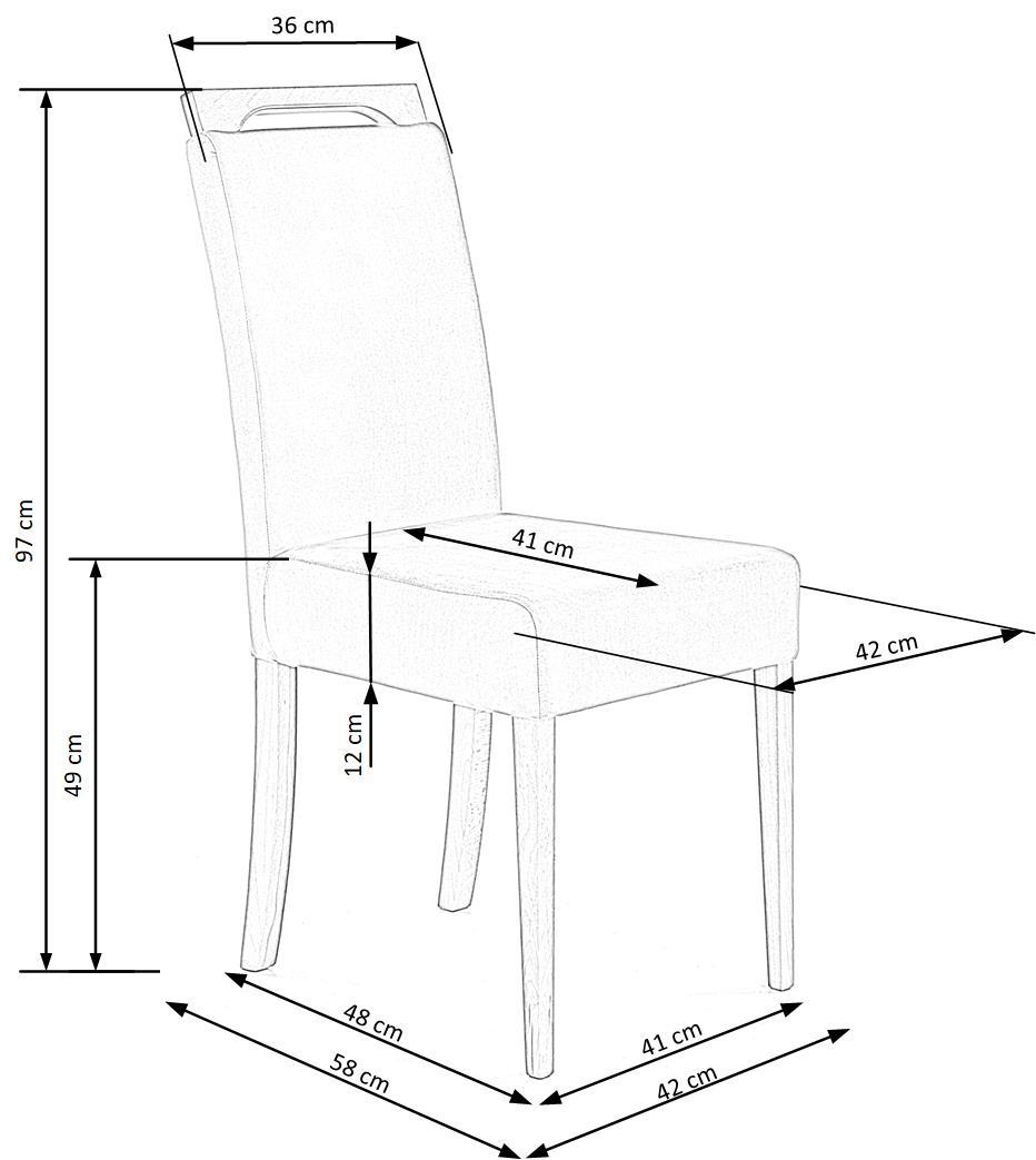 Striker szék (szürke) - Marco Mobili Bútoráruház - Szék
