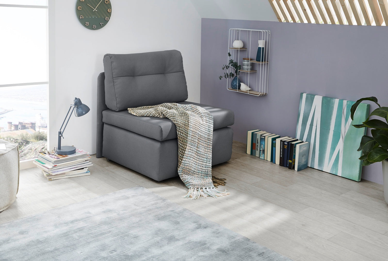 Basil fotelágy/kanapé (szürke) - Marco Mobili Bútoráruház - Kanapé