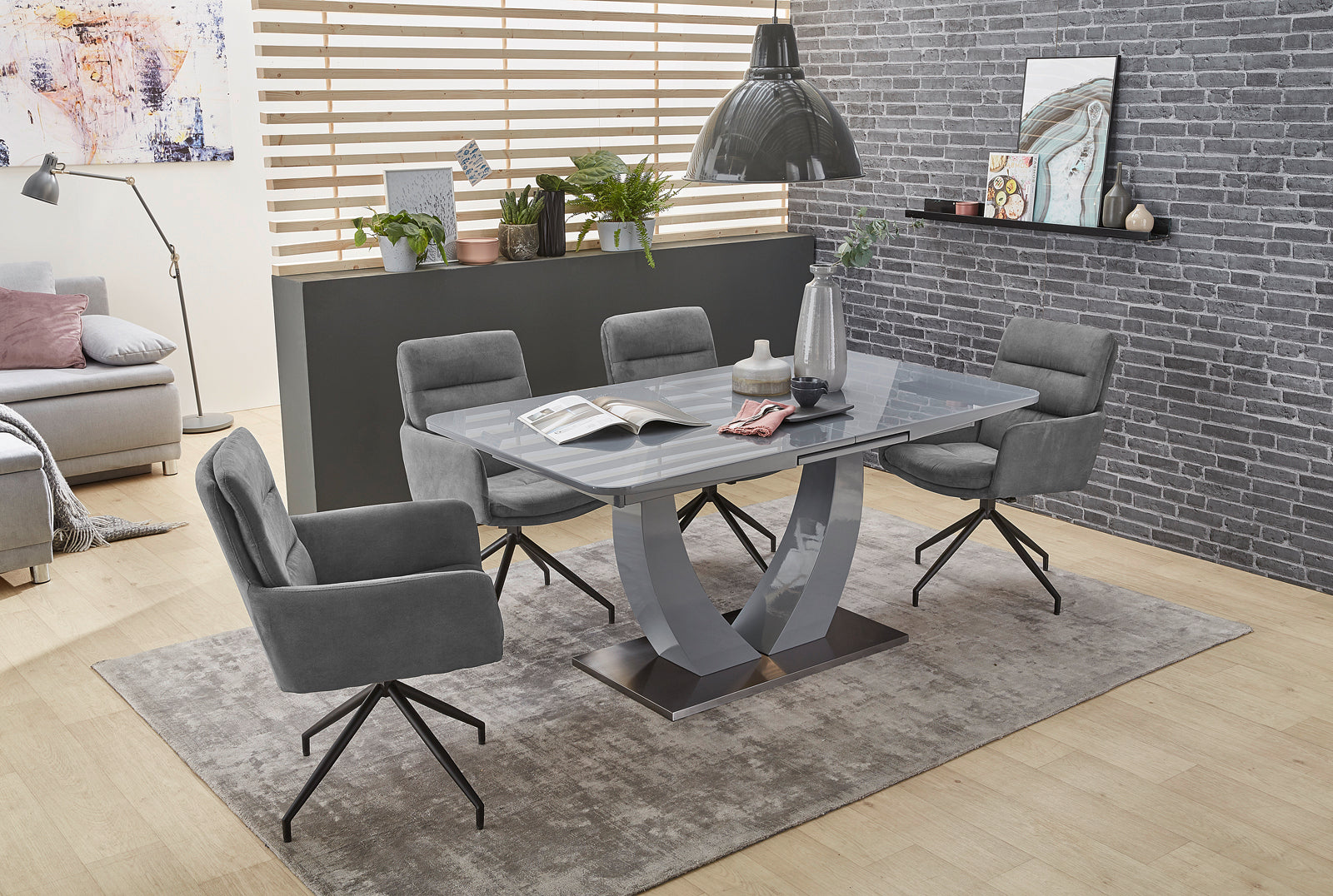 Grover asztal, 160-200 x 90 cm - Marco Mobili Bútoráruház - Étkezőasztal