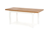 Waylon II asztal (lándzsa tölgy-fehér), 140-220 x 80 cm - Marco Mobili Bútoráruház - Étkezőasztal