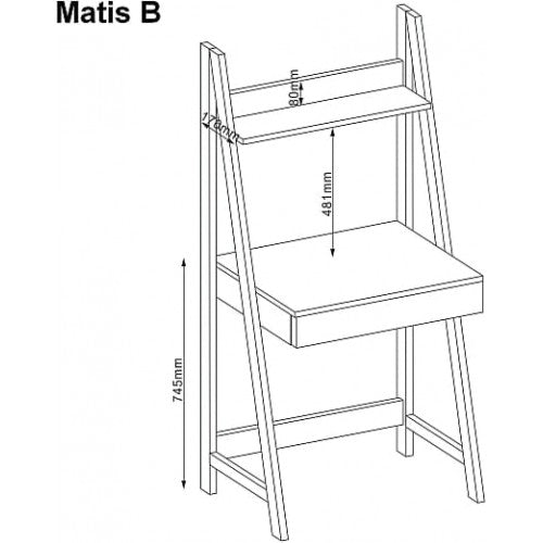 MATIS B íróasztal - Marco Mobili Bútoráruház - íróasztal