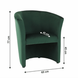 Cuba fotel (smaragd zöld) - Marco Mobili Bútoráruház - Fotel
