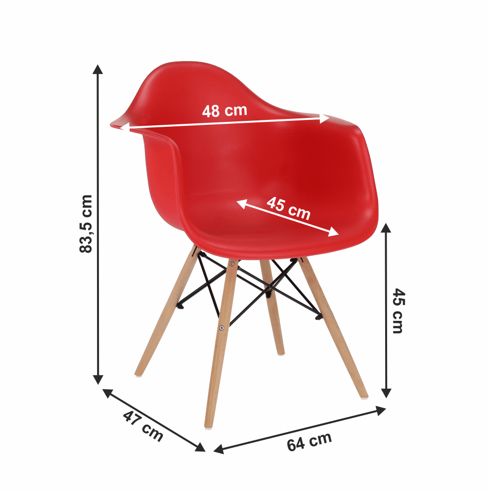 Perkin szék (piros) - Marco Mobili Bútoráruház - Szék