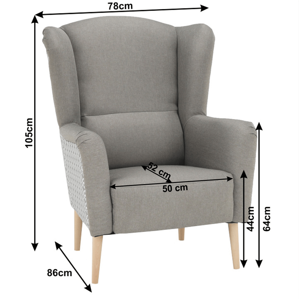 Belek fotel (cappuccino/minta) - Marco Mobili Bútoráruház - Fotel