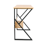 Tarcal íróasztal (140 cm, bükk/fekete) - Marco Mobili Bútoráruház - íróasztal