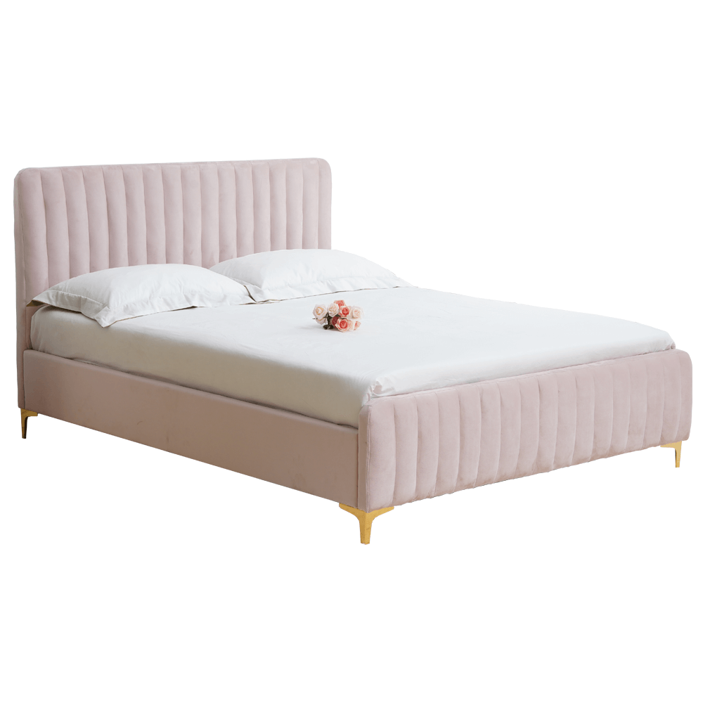 Kaisa ágy (rózsaszín, 140*200 cm) - Marco Mobili Bútoráruház - ágy
