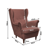 Rufino fotel (rózsaszín) - Marco Mobili Bútoráruház - Fotel