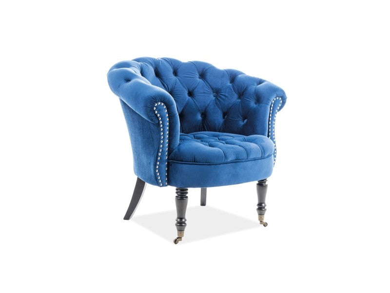 Philips fotel (kék) - Marco Mobili Bútoráruház - Fotel