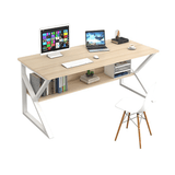 Tarcal íróasztal (140 cm, természetes tölgy/fehér) - Marco Mobili Bútoráruház - íróasztal